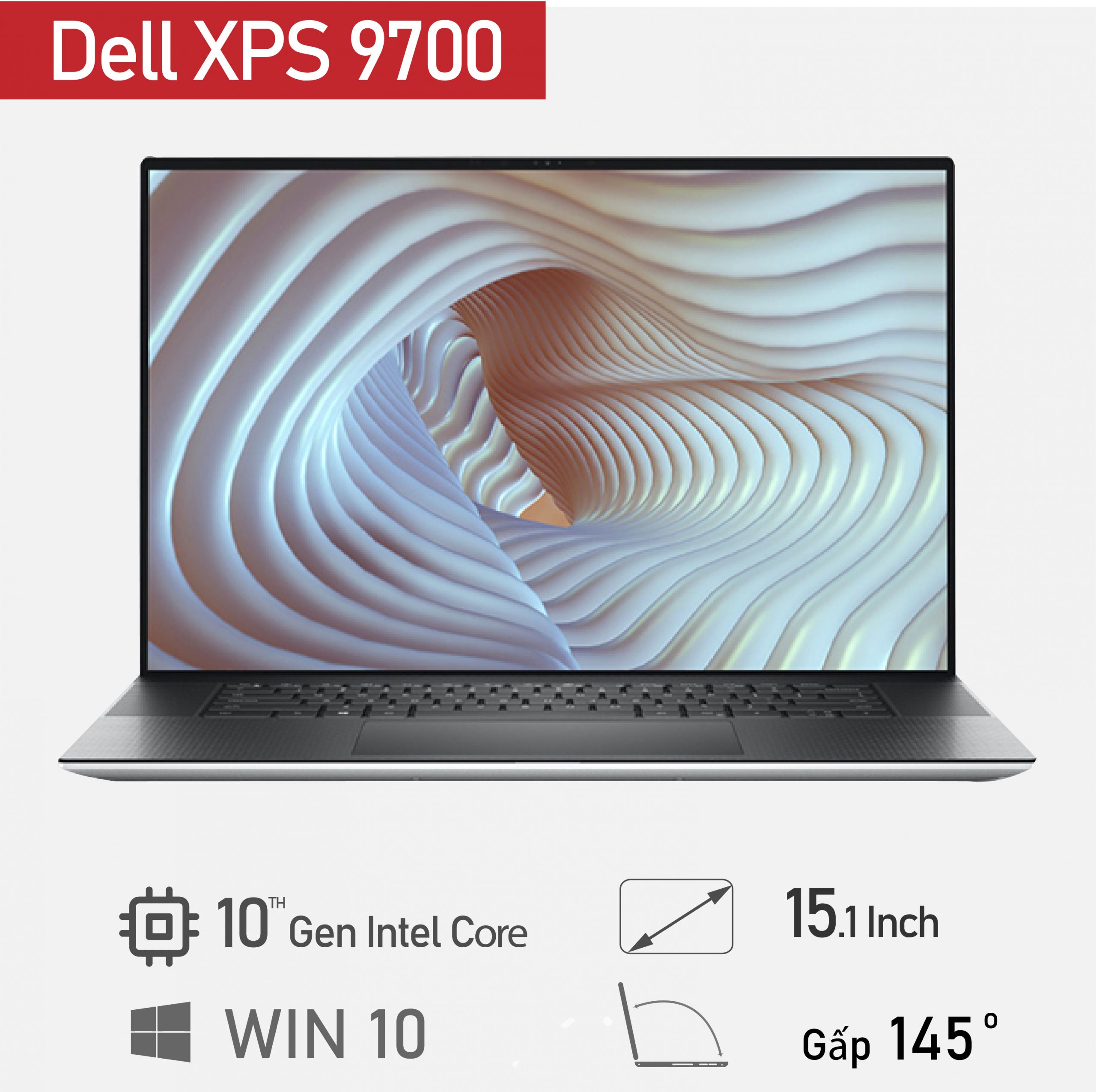 Dell XPS 17 9700 [Mới 100%] - Laptop màn 17 inches siêu mỏng nhẹ