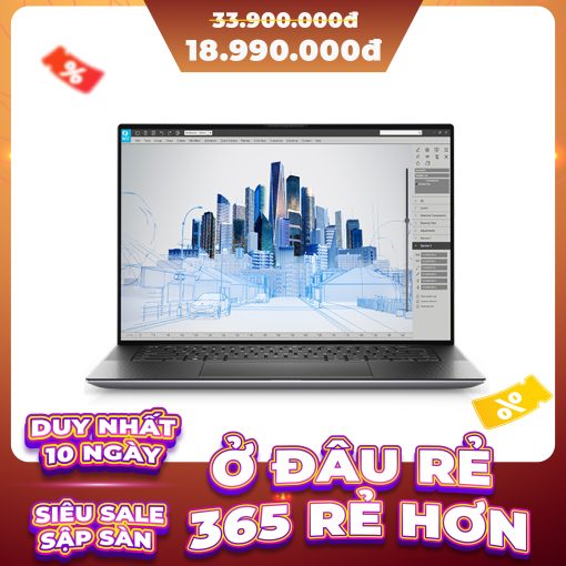 [Like New] Dell Precision 5550 (Xeon W-10855M, 16GB, 512GB, Nvidia Quadro T1000, 15.6 FHD) - Ảnh 2