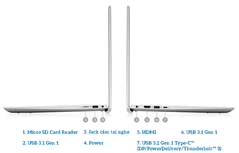 Thế Giới Số 365 | Laptop cũ Laptop Dell Inspiron 7501 (Core i5-10300H/ 8Gb/ 256Gb SSD/1 5.6" FHD / Win10/ Silver)