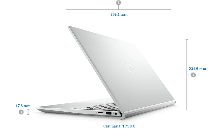 Thế Giới Số 365 | Laptop cũ Laptop Dell Inspiron 7501 (Core i5-10300H/ 8Gb/ 256Gb SSD/1 5.6" FHD / Win10/ Silver)