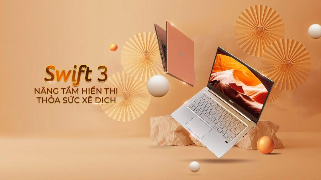 Thế Giới Số 365 | [Mới 100%] Laptop Acer Swift 3 SF314 (i7-1165G7/8GB RAM/256GB SSD/14.0 inch FHD IPS/Win10/Bạc) (2021) NK