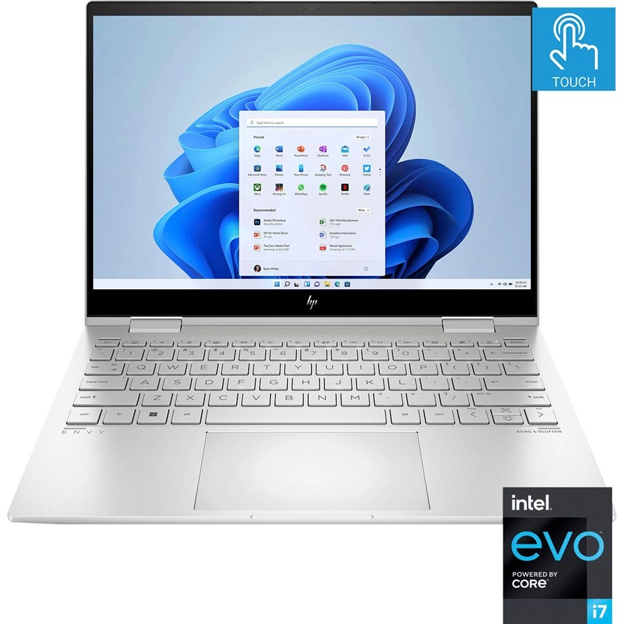 Thế Giới Số 365 | HP Envy X360 13 Core i7-1250U, 8GB DDR4, 512GB SSD, Intel Iris Xe Graphics, 13.3" FHD IPS Touch Screen,