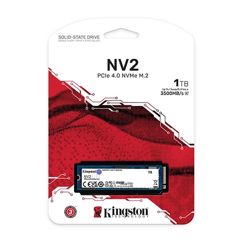 Thế Giới Số 365 | Ổ cứng SSD Kingston NV2 1TB PCIe 4.0 x4 NVMe M.2 (SNV2S/1000G)