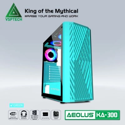 Thế Giới Số 365 | Case Gaming VSPTECH KA300 - Green