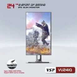 Thế Giới Số 365 | Màn hình phẵng VSP 24inch 2K eSport Gaming VU241Q - QHD /USB-C Type-C
