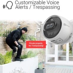 Thế Giới Số 365 | Camera Wifi ngoài trời EZVIZ C3X Ống kính kép HD 1080P, đèn và còi báo động