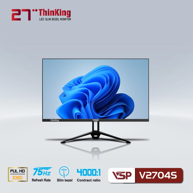 Thế Giới Số 365 | Màn hình phẳng LED tràn viền Slim Bezel VSP V2704S
