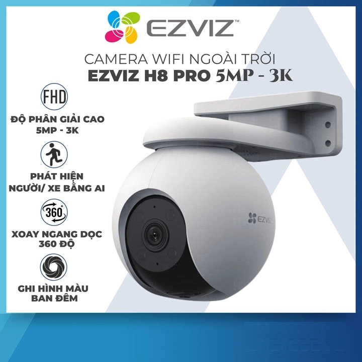 Thế Giới Số 365 | Camera Wifi Ezviz H8 5M PTZ