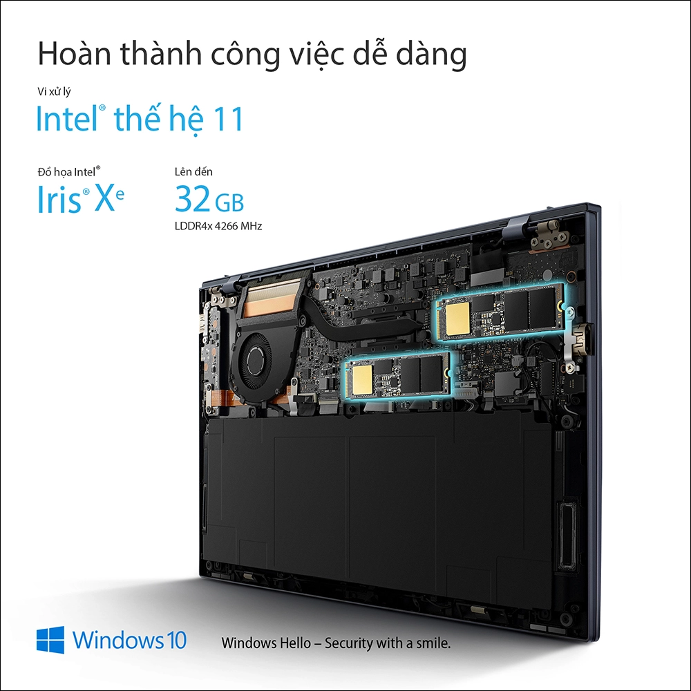 Thế Giới Số 365 | Laptop Asus ExpertBook B9400CEA-KC0773T (Core i5-1135G7 | 8GB | 512GB | Intel Iris Xe | 14.0 inch FHD | Win 10 | Đen) Chính Hãng - Full VAT
