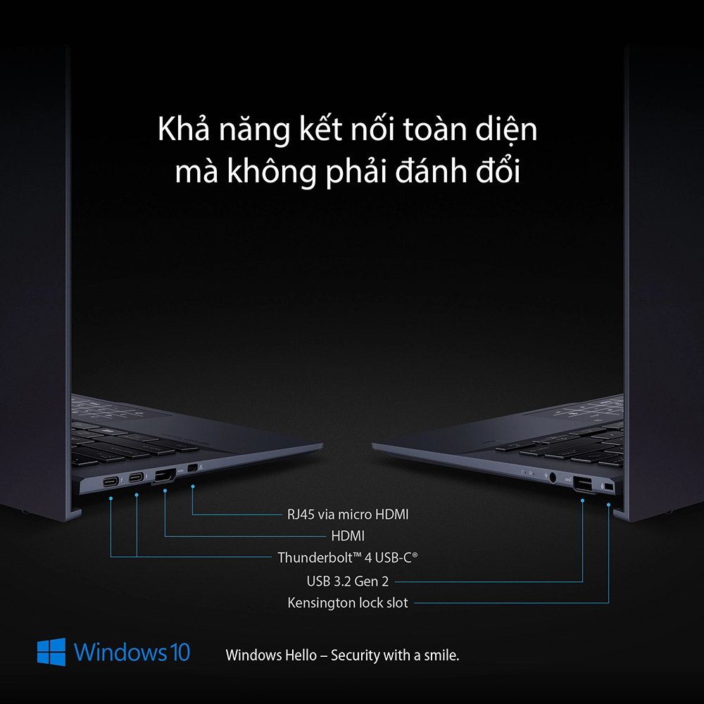 Thế Giới Số 365 | Laptop Asus ExpertBook B9400CEA-KC0773T (Core i5-1135G7 | 8GB | 512GB | Intel Iris Xe | 14.0 inch FHD | Win 10 | Đen) Chính Hãng - Full VAT