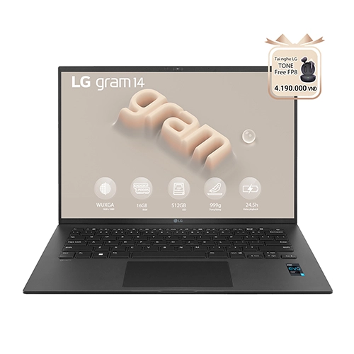Thế Giới Số 365 | LG Gram 2023 14Z90R-G.AH75A5 (Core i7-1360P | 16GB | 512GB | Intel Iris Xe | 14-inch WUXGA | Win 11 | Đen)