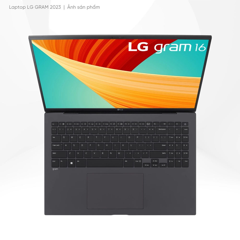 Thế Giới Số 365 | LG Gram 2023 16Z90R-G.AH76A5 (Core i7-1360P | 16GB | 512GB | Intel Iris Xe | 16-inch WQXGA | Win 11 | Xám)