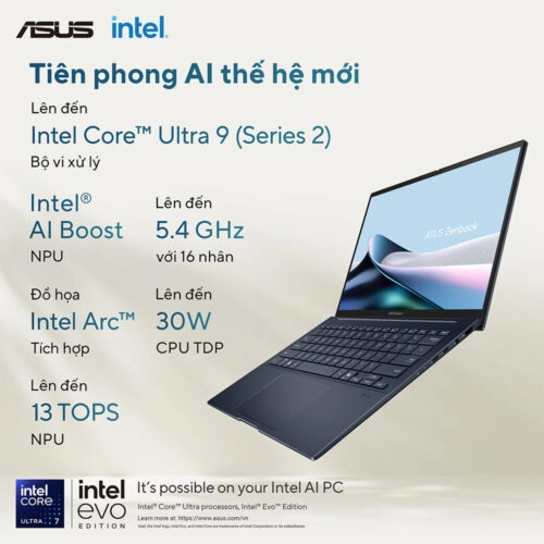 Laptop chính hãng giá tốt | Gaming, văn phòng, đồ họa – Thế Giới Số 365 [Like New] Asus Zenbook 14 UX3405CA - PZ204WS (Ultra 9 285H, 32GB, 1TB, 14 3K 120Hz OLED Touch + Asus Pen 2.0)