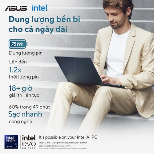 Laptop chính hãng giá tốt | Gaming, văn phòng, đồ họa – Thế Giới Số 365 [Like New] Asus Zenbook 14 UX3405CA - PZ204WS (Ultra 9 285H, 32GB, 1TB, 14 3K 120Hz OLED Touch + Asus Pen 2.0)