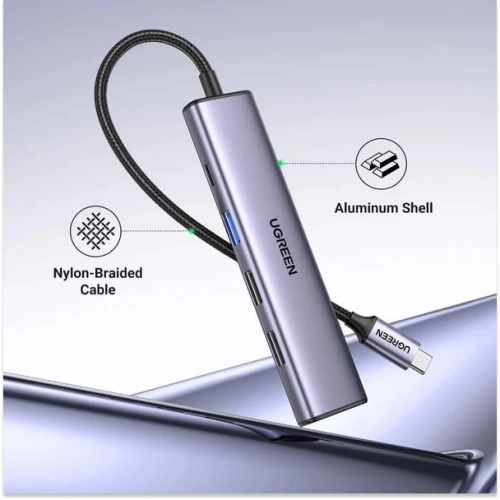 Thế Giới Số 365 | Hub Chuyển Đổi Ugreen USB-C 5in1 CM478 15495