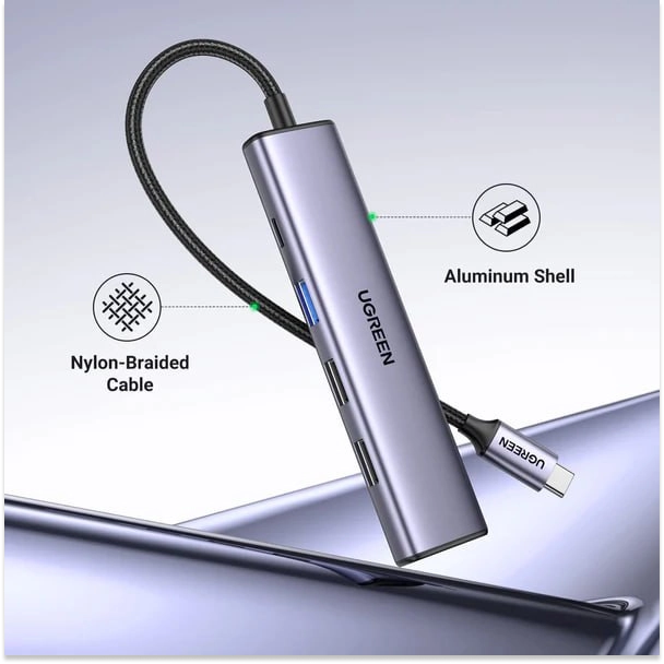 Thế Giới Số 365 | Hub Chuyển Đổi Ugreen USB-C 5in1 CM478 15495