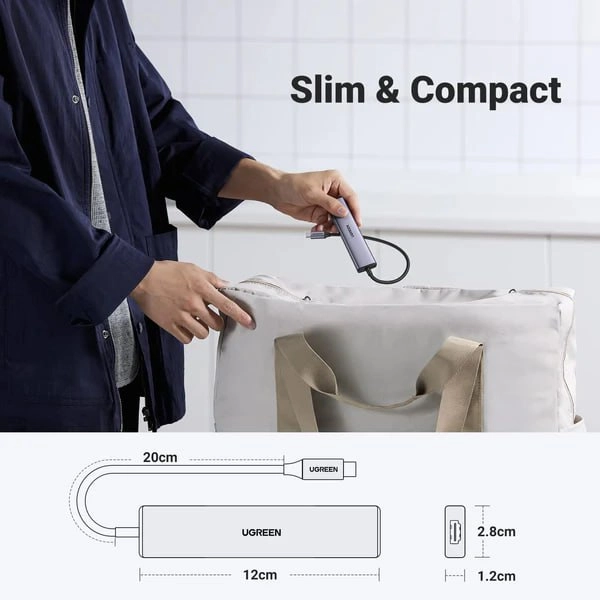 Thế Giới Số 365 | Hub Chuyển Đổi Ugreen USB-C 5in1 CM478 15495