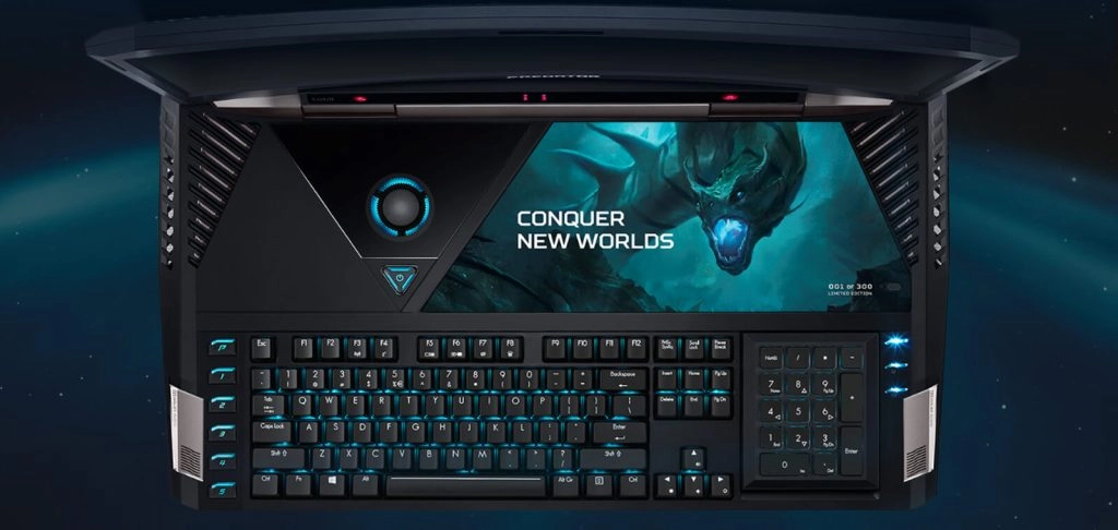 Thế Giới Số 365 | [New Outlet] Acer Predator 21X (Core i7-7820HK, 16GB, 256GB+1TB, GTX1080 16GB, 21 Curved WFHD IPS)
