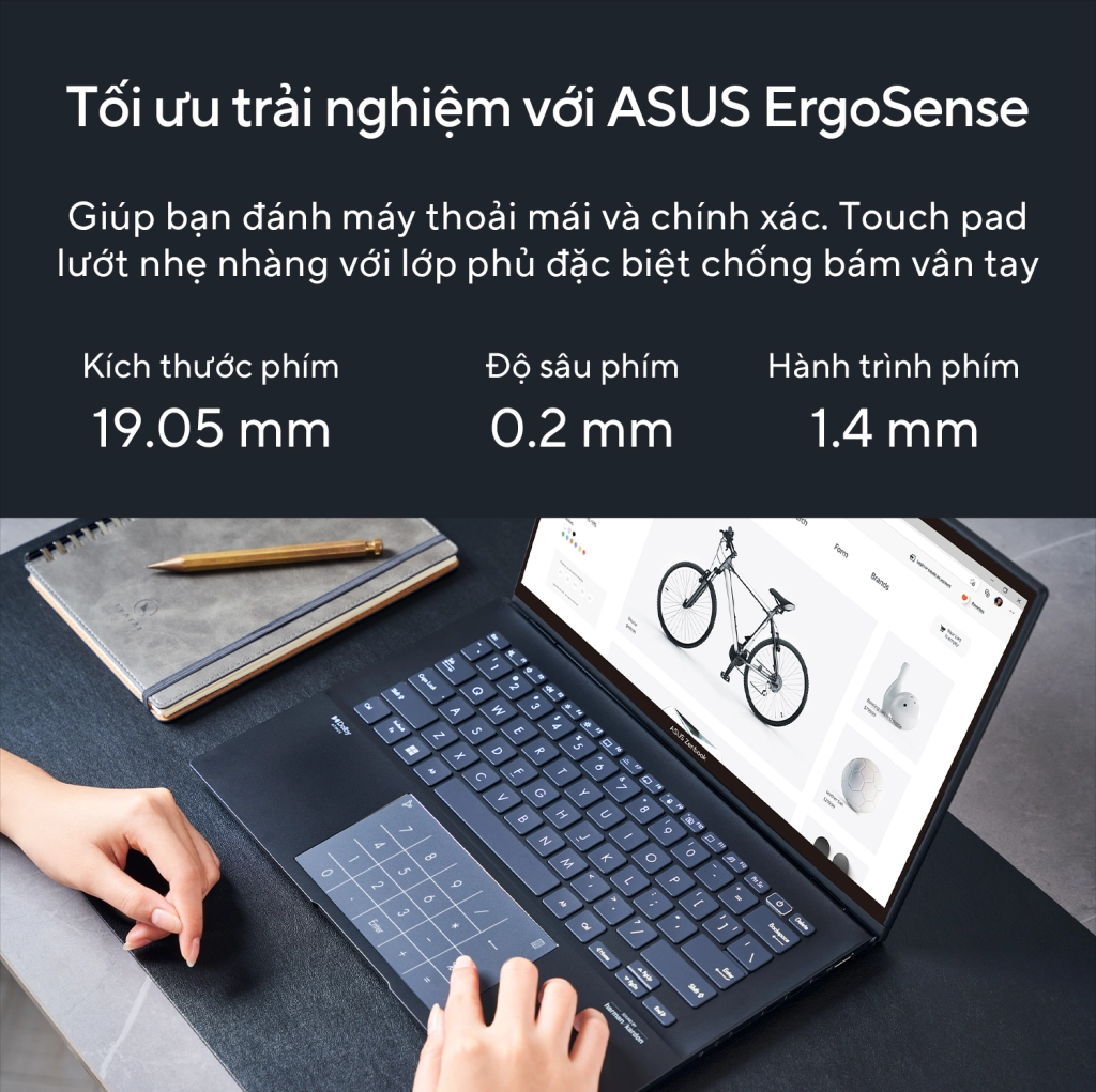 Laptop chính hãng giá tốt | Gaming, văn phòng, đồ họa – Thế Giới Số 365 [New Outlet] Asus Zenbook 14 UX3402 (Core i9-13900H, 16GB, 1TB, 14.5 2K+ 90Hz OLED)