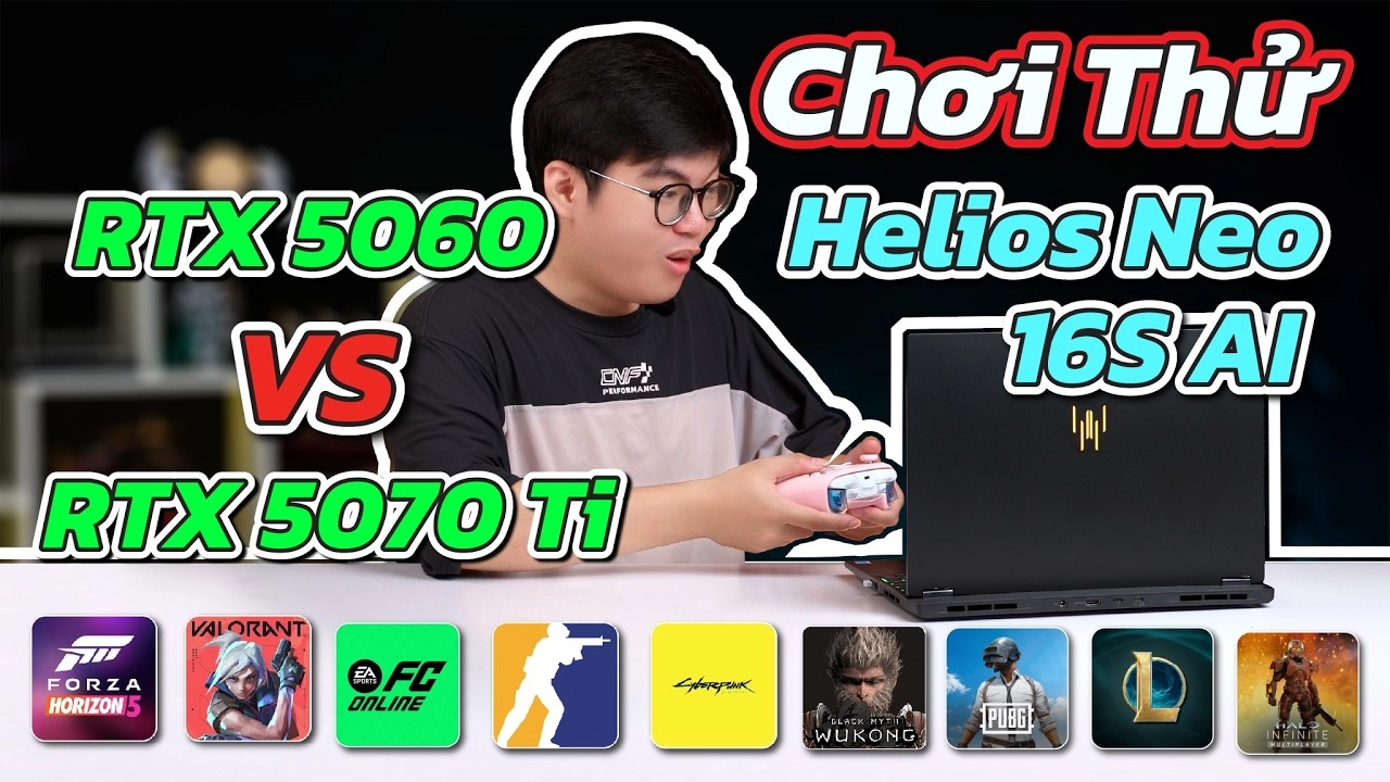Laptop chính hãng giá tốt | Gaming, văn phòng, đồ họa – Thế Giới Số 365 Phiên bản ĐÁNG MUA NHẤT của Neo 16S! CHƠI THỬ Predator Helios Neo 16S AI 5060 vs 5070 Ti