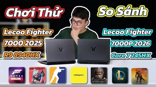 Laptop chính hãng giá tốt | Gaming, văn phòng, đồ họa – Thế Giới Số 365 Core 7 liệu có CÂN KÈO Ryzen 9? CHƠI THỬ Lecoo Fighter 7000P vs Lecoo Figter 7000 R9 8940HX